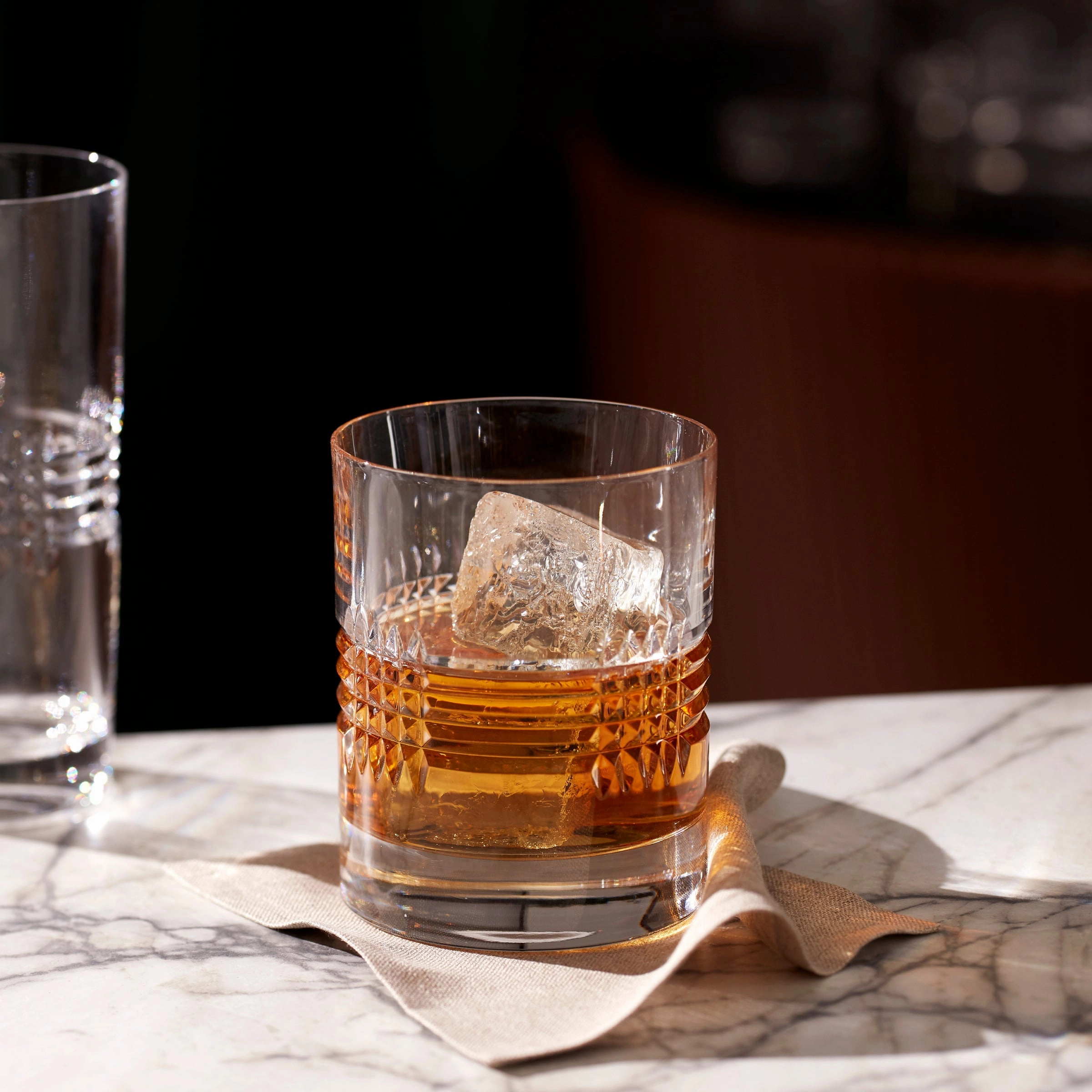 Sloane Crystal Double Old Fashion Glasses - Set Of 4