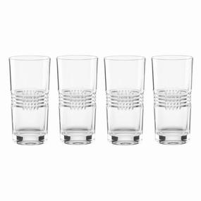 Sloane Crystal Highball Glasses - Set Of 4
