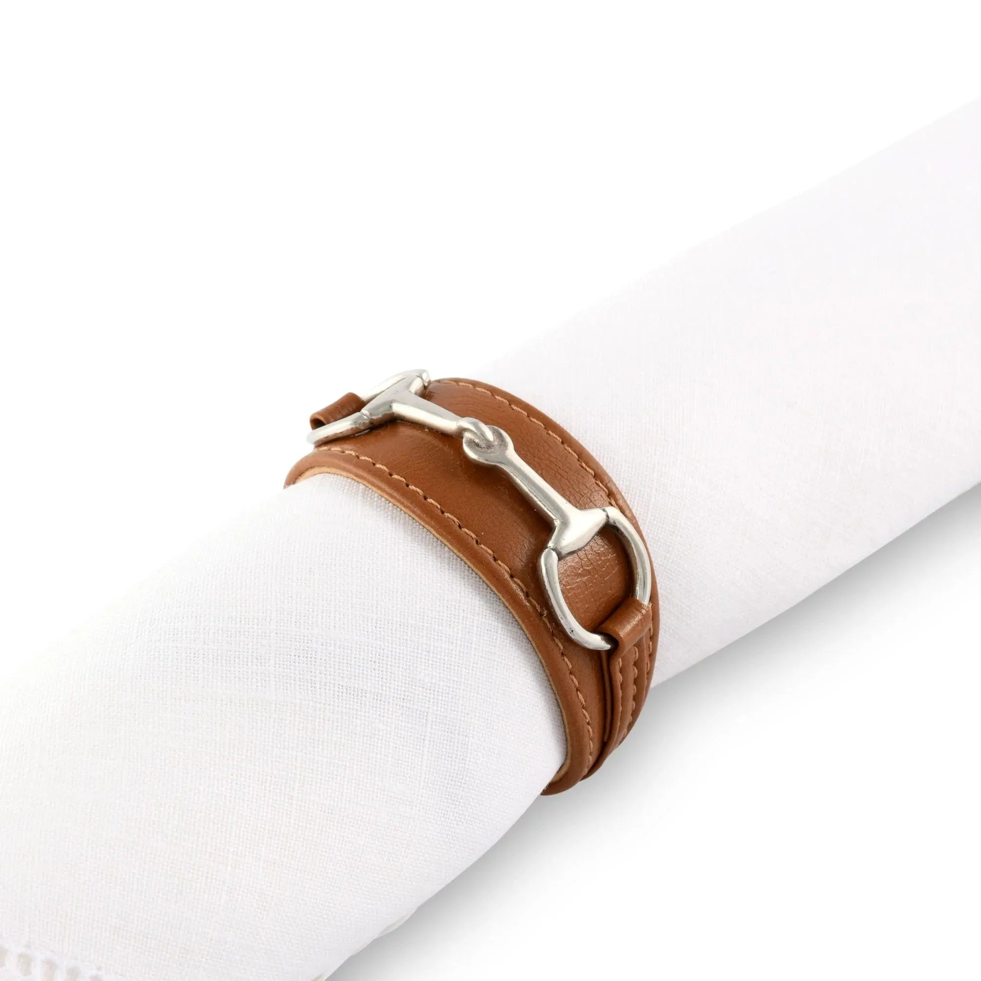 Snaffle Bit & Leather Napkin Ring