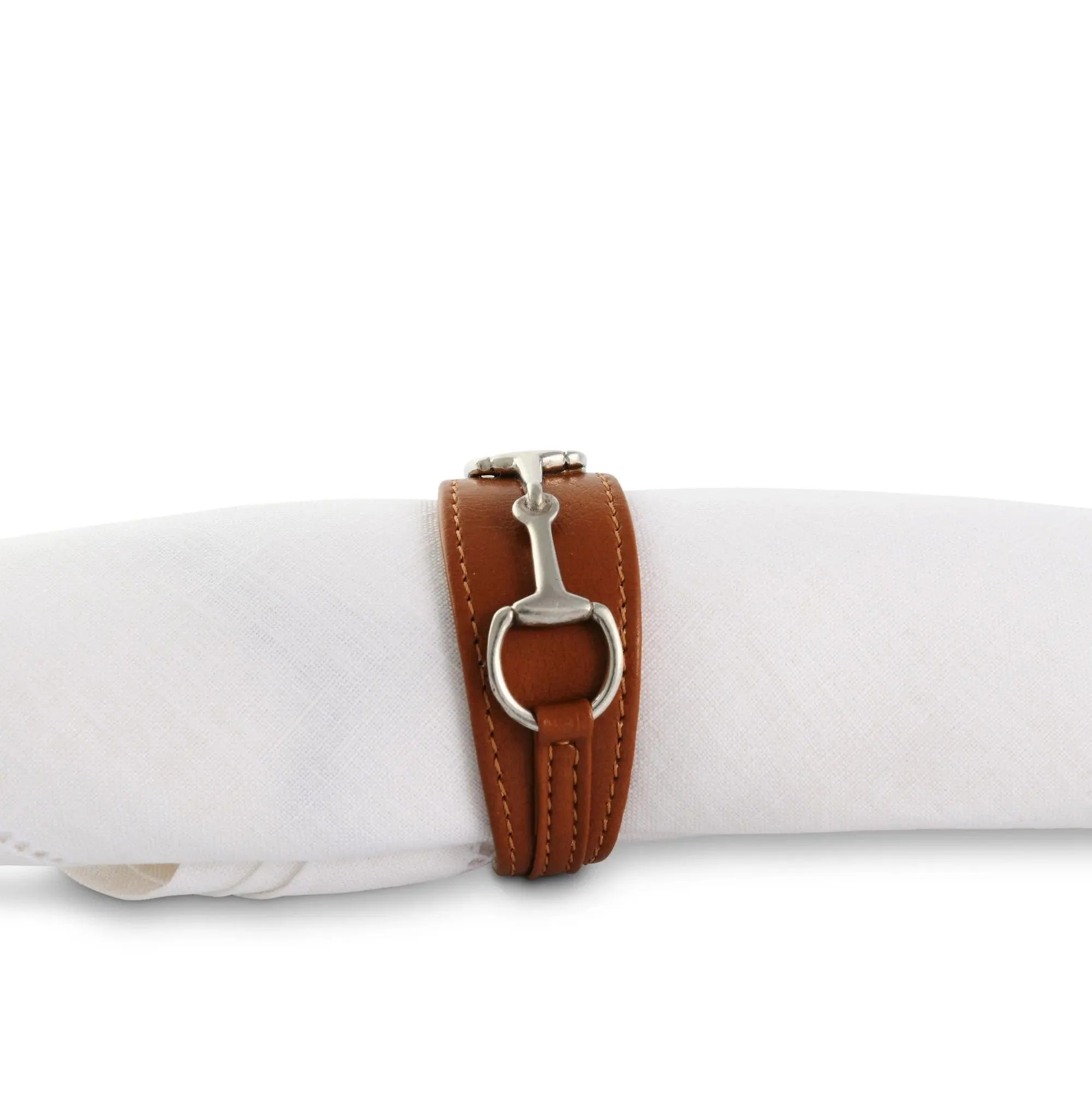 Snaffle Bit & Leather Napkin Ring