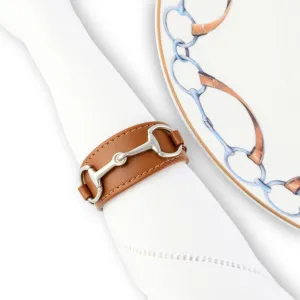Snaffle Bit & Leather Napkin Ring toilet seat cover, slow close seat