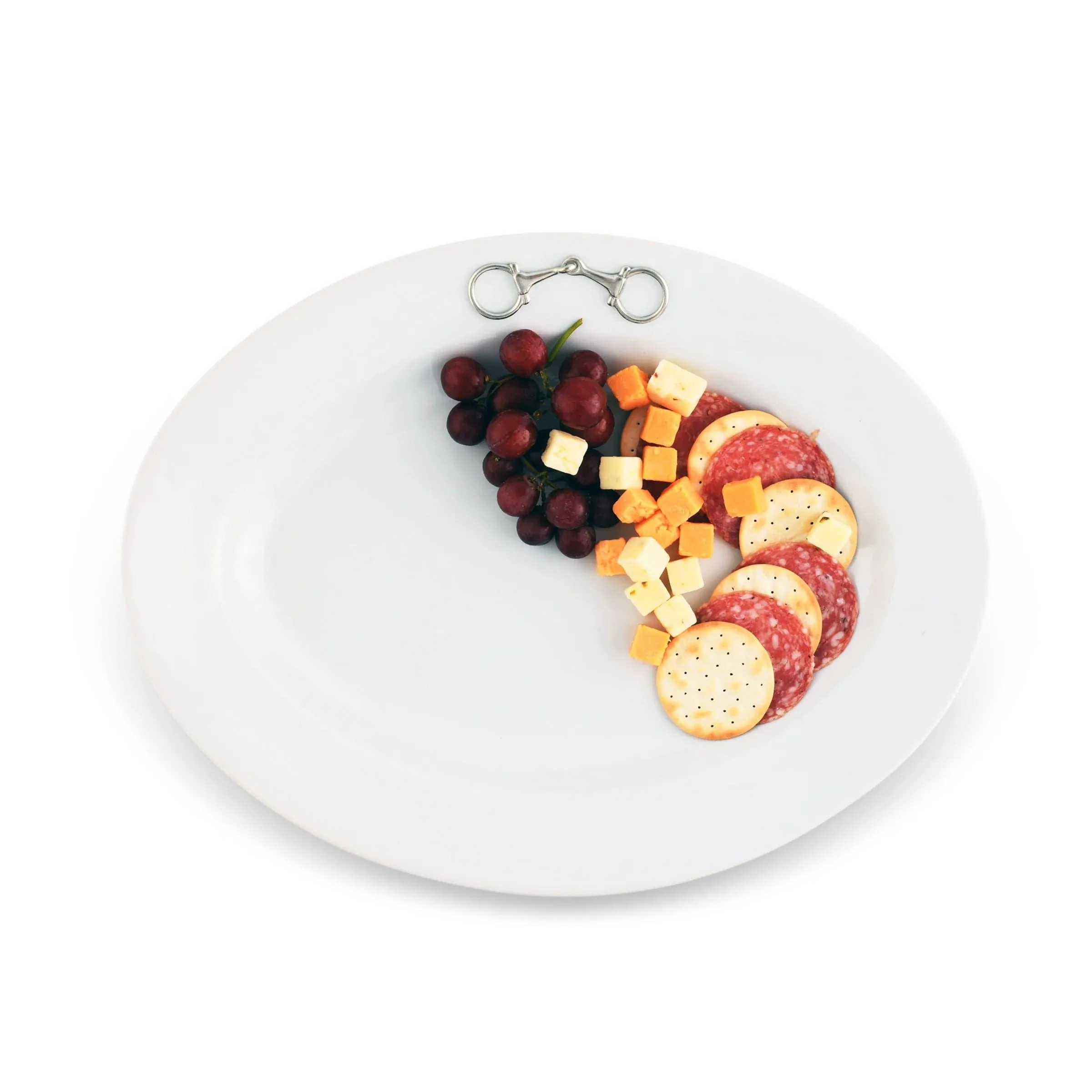 Snaffle Bit Oval Serving Tray