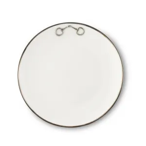 Snaffle Bit Platinum Salad Plate toilet seat cover, slow close seat