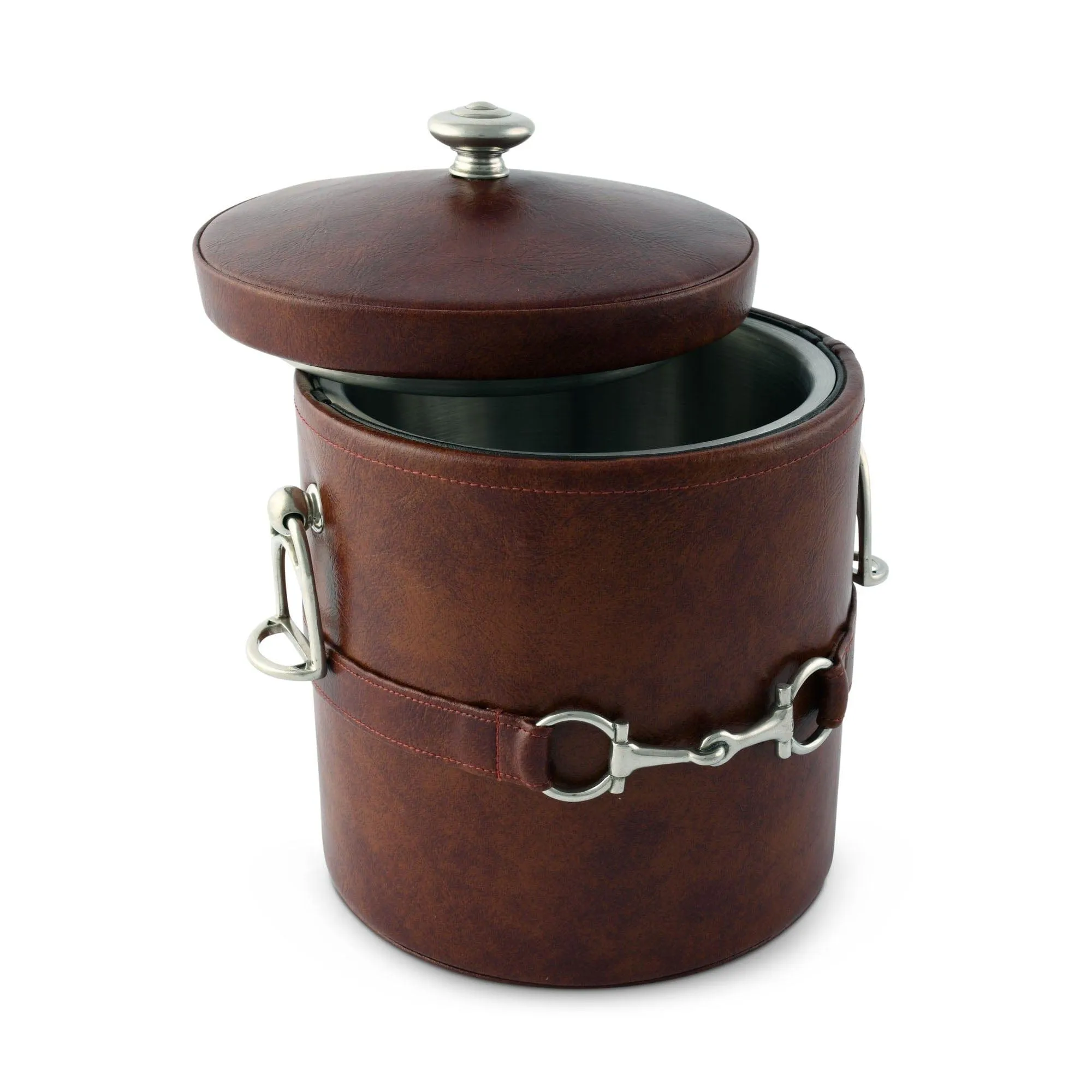 Snaffle Bit Vegan Leather Ice Bucket