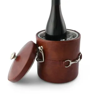 Snaffle Bit Vegan Leather Ice Bucket toilet seat cover, slow close seat