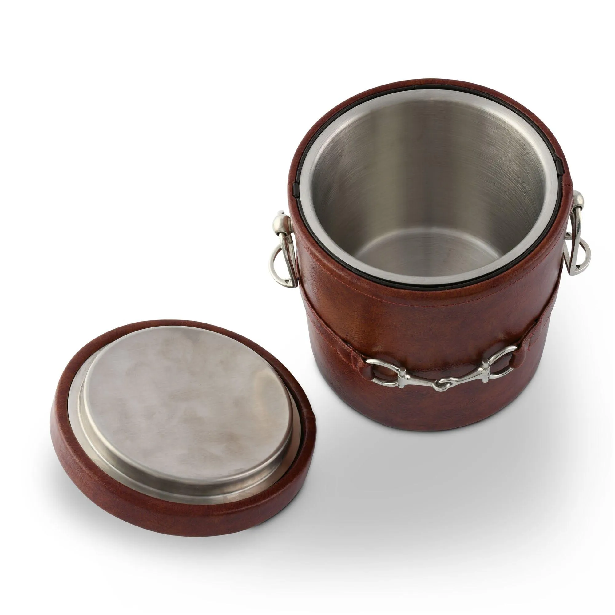 Snaffle Bit Vegan Leather Ice Bucket