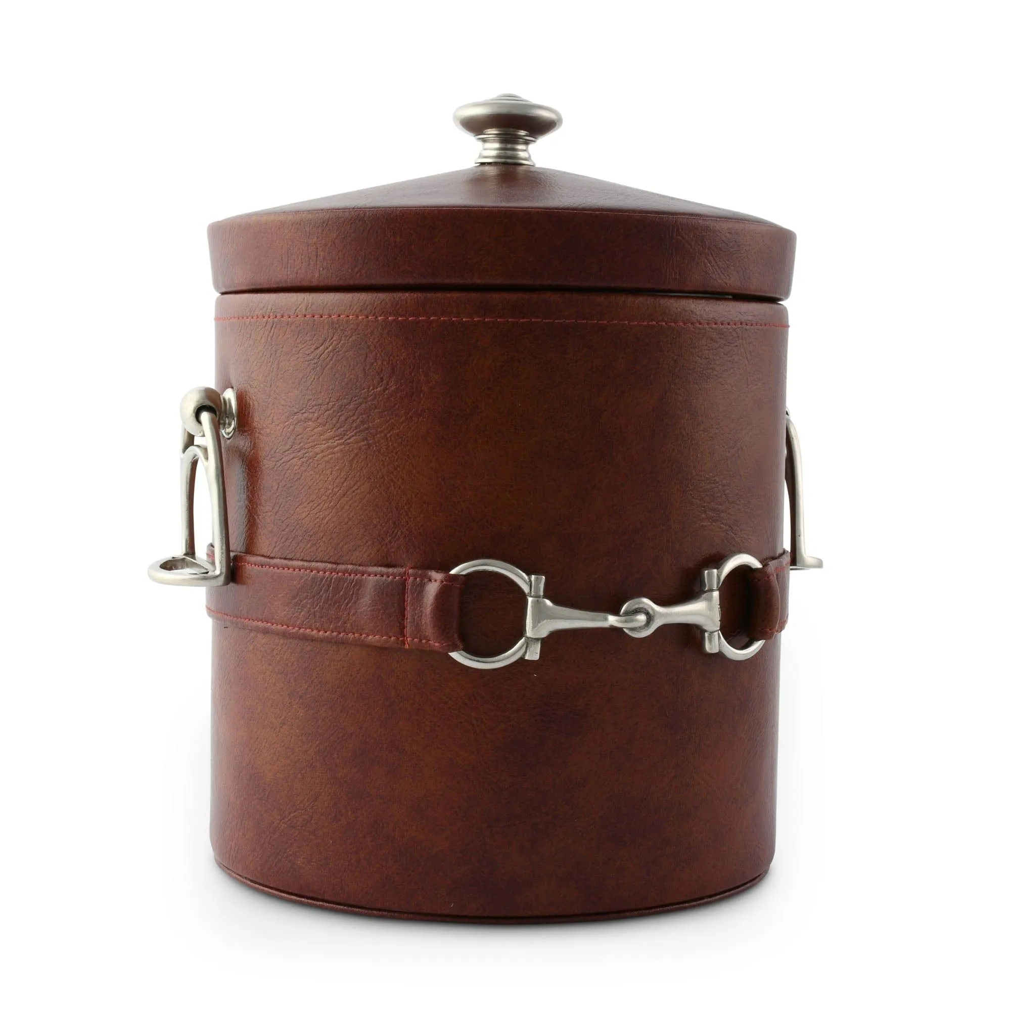 Snaffle Bit Vegan Leather Ice Bucket
