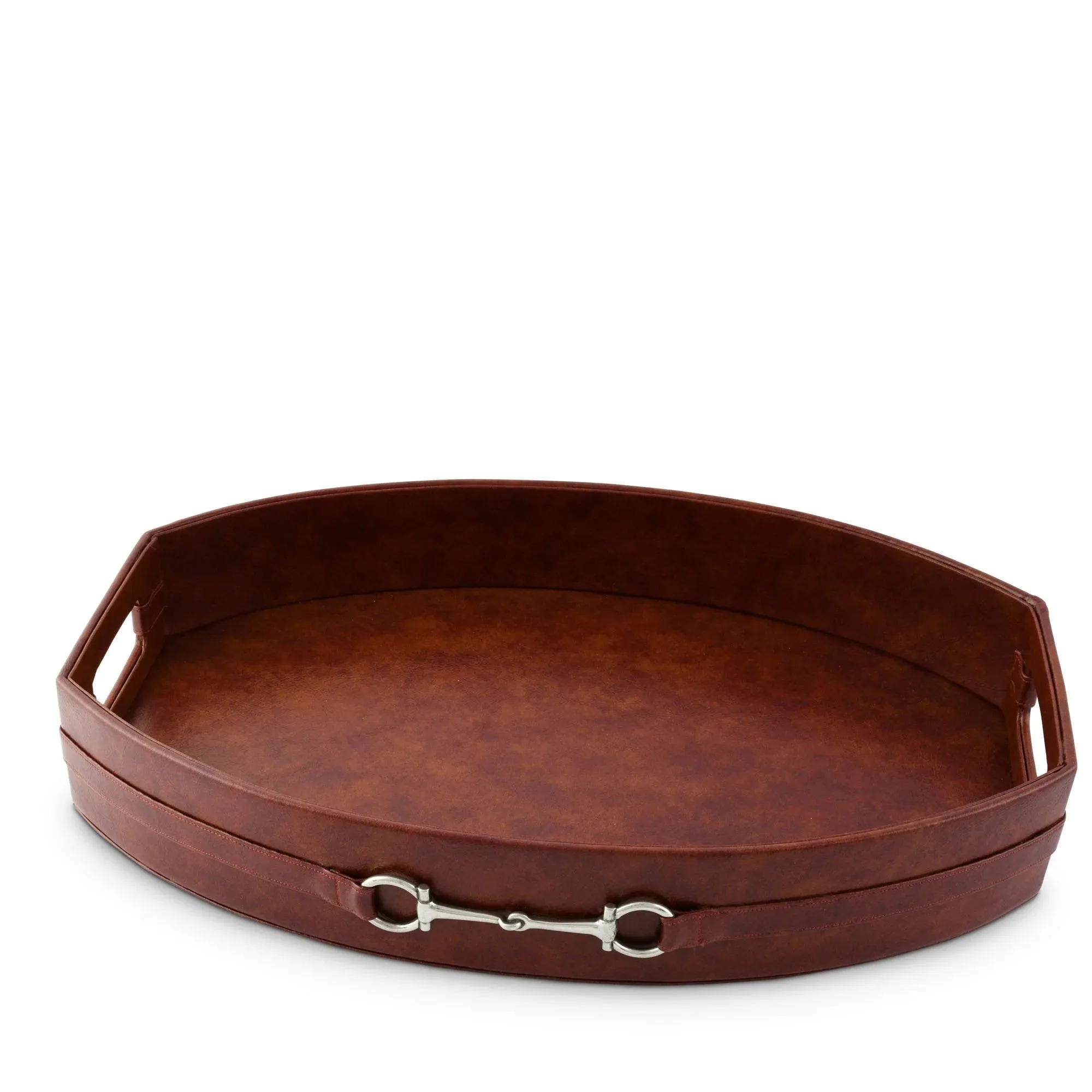 Snaffle Bit Vegan Leather Presentation Tray