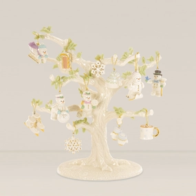 Snow Pals Christmas 13-Piece Ornament & Tree Set