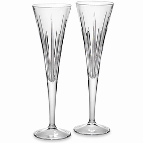 Soho Crystal Toasting Flutes, Set of 2