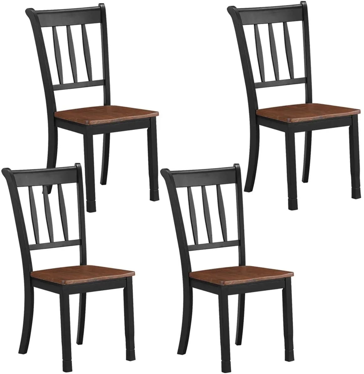Solid Wood Whitesburg Dining Chairs Set of 4 set of dining chairs, wooden chairs