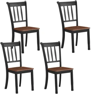 Solid Wood Whitesburg Dining Chairs Set of 4 set of dining chairs, wooden chairs