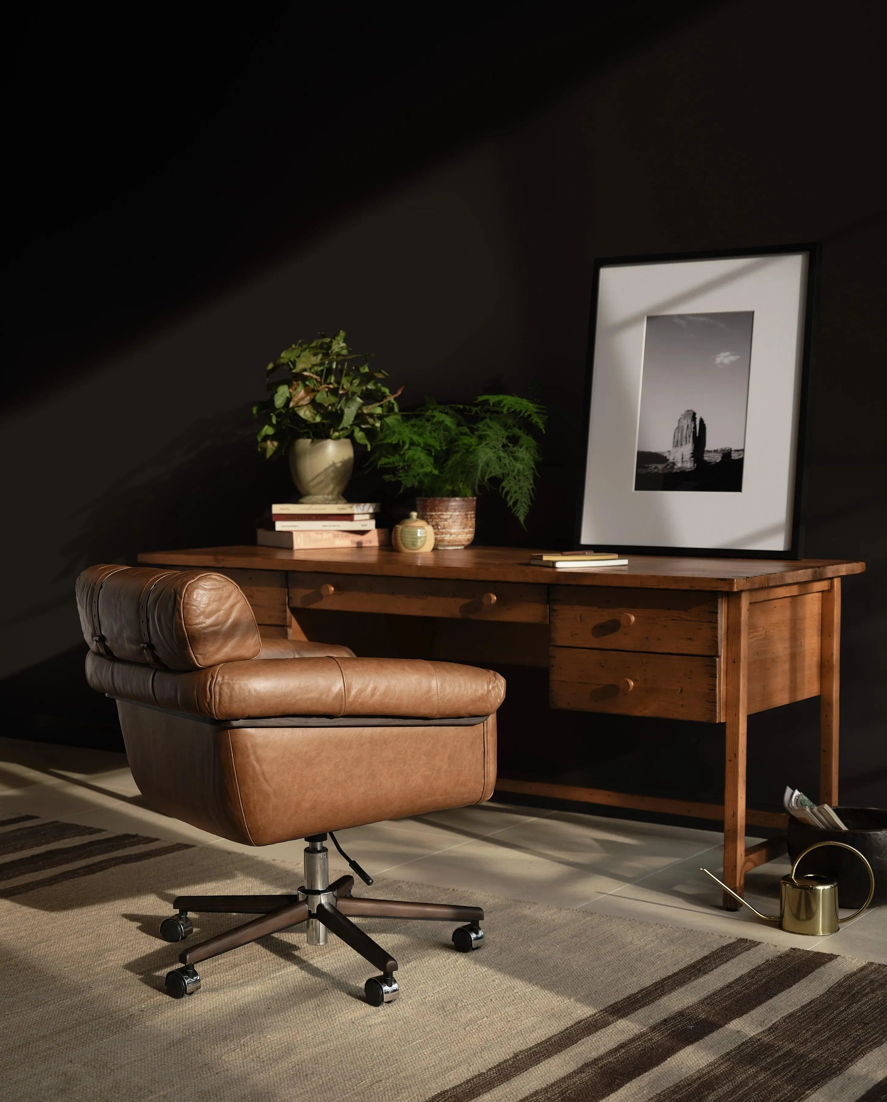 Sonoma Tufted Leather Office Chair