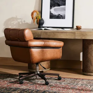 Sonoma Tufted Leather Office Chair gaming chair, computer chair