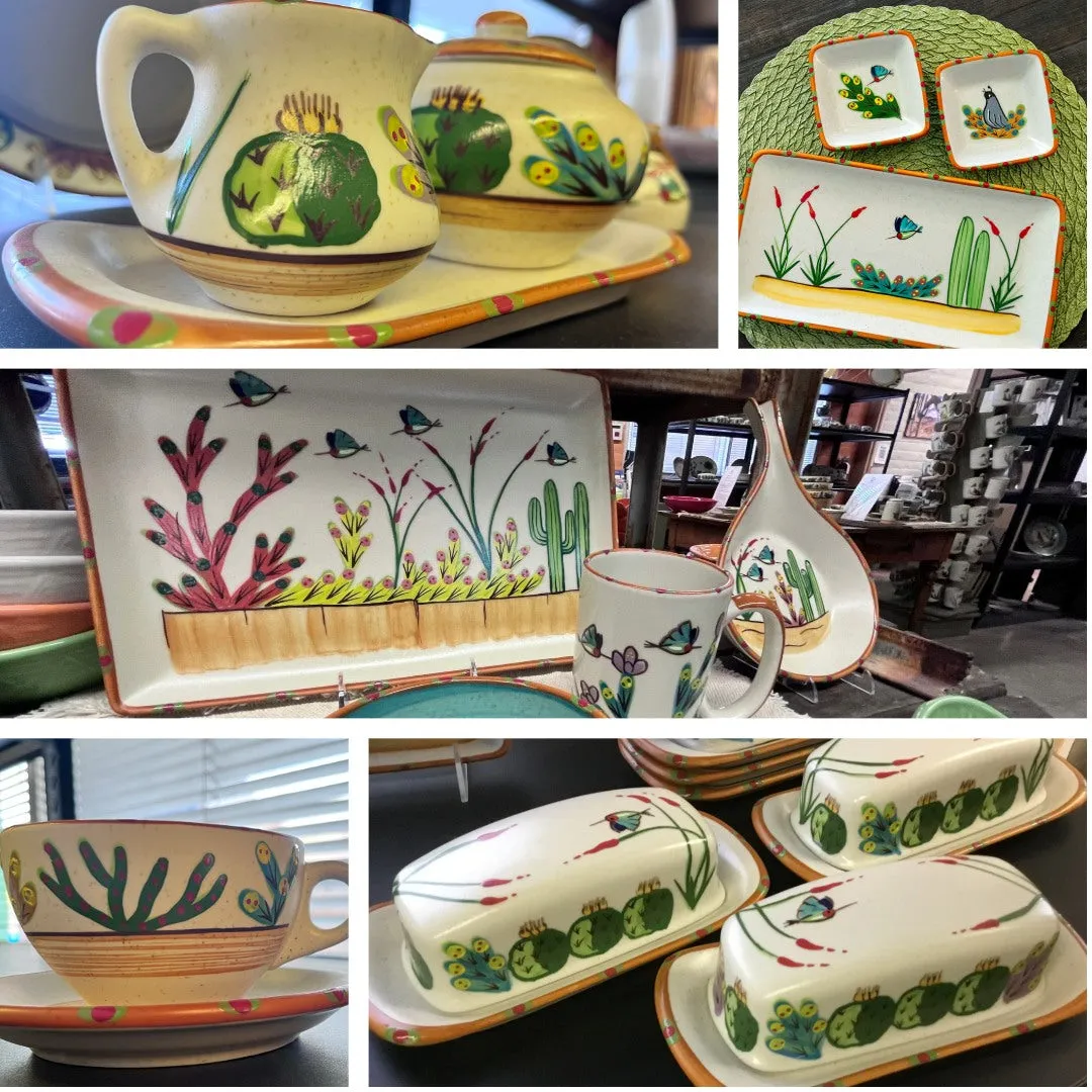 Sonoran Desert Hand-Painted Mixing Bowls
