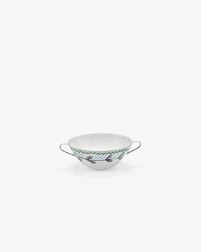 Soup bowl Blossom milk Midnight Flowers
