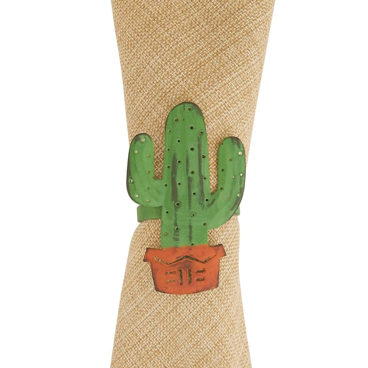 Southwestern Metal Cactus Napkin Rings toilet seat cover, slow close seat