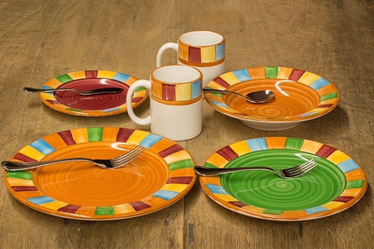 Southwestern Serape Dessert Plates