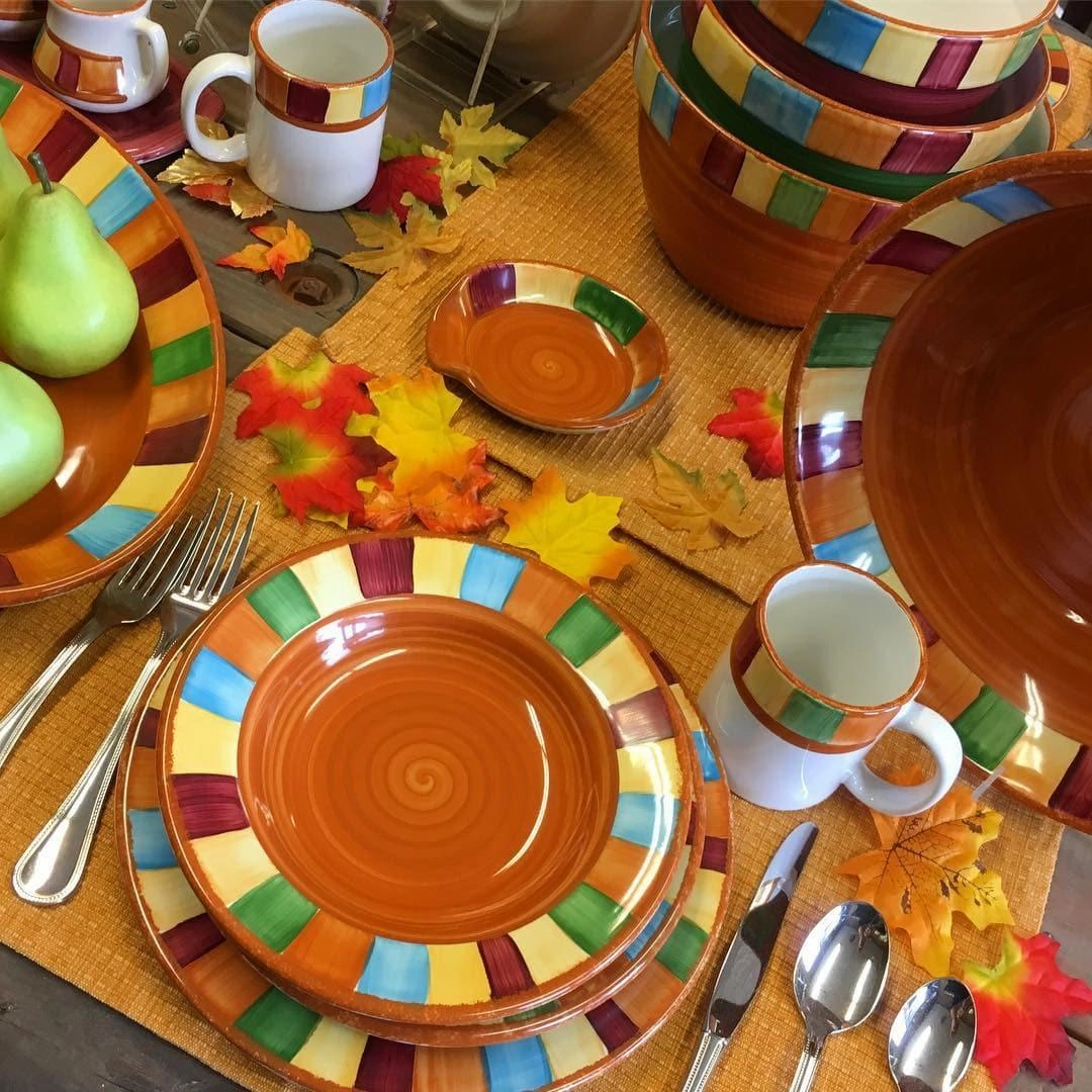Southwestern Serape Creamer & Sugar Pot Set