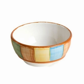 Southwestern Serape Serving Bowls - Small shower curtain, waterproof liner