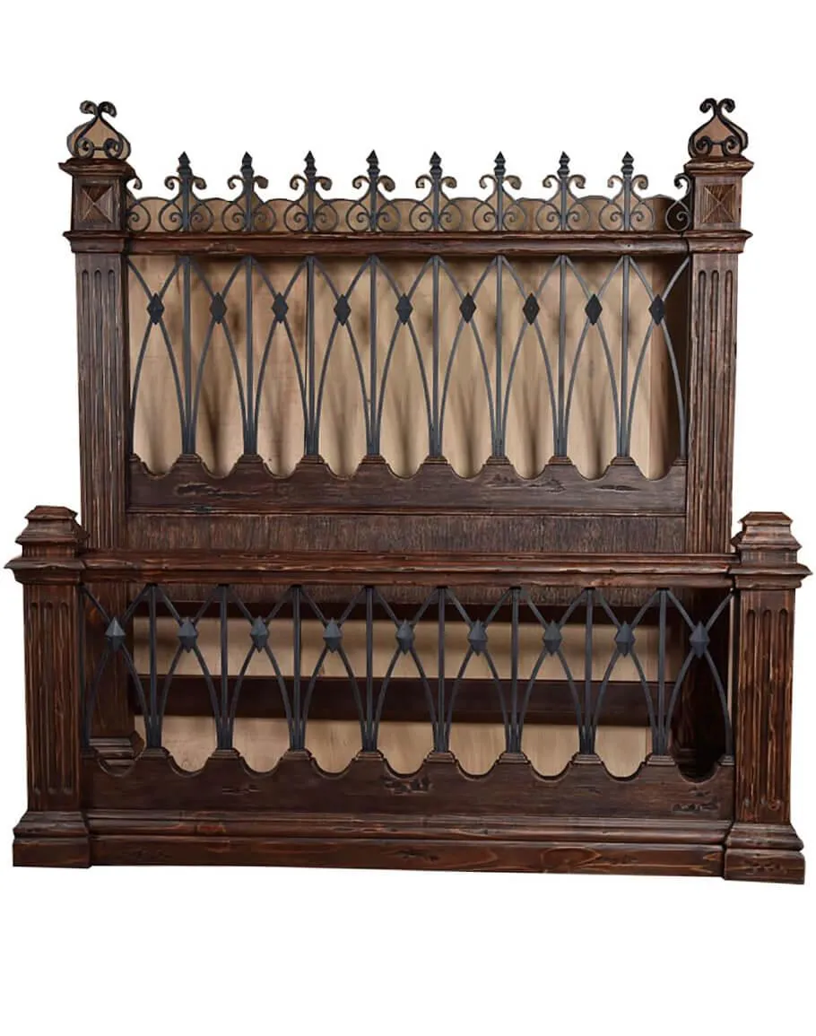 Spanish Colonial Mohena Bed