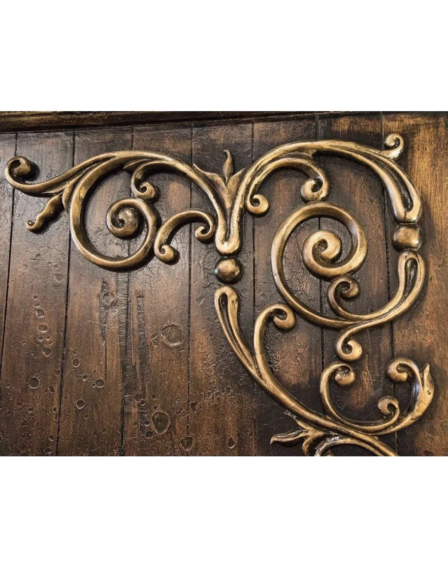 Spanish Hacienda Carved Bed