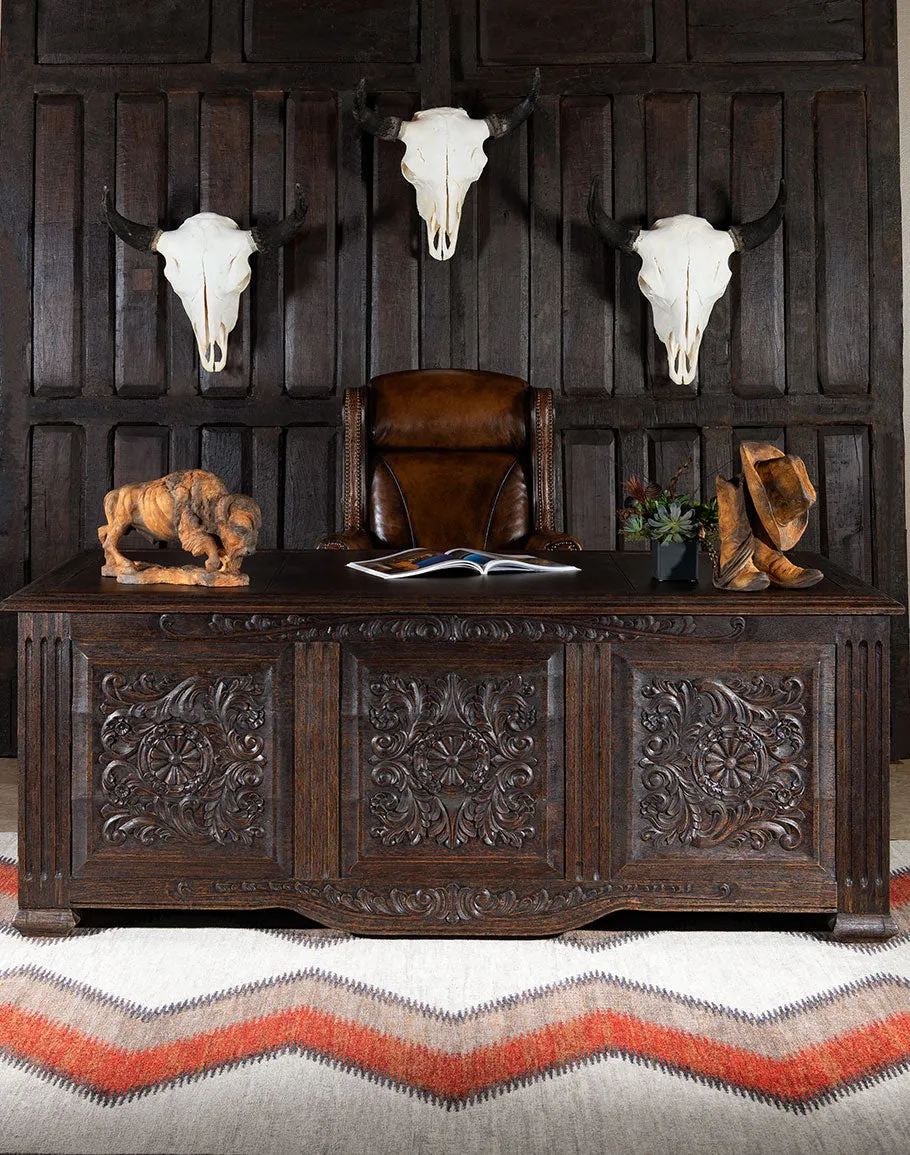 Spanish Olite Executive Desk