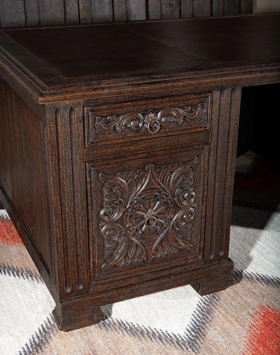 Spanish Olite Executive Desk