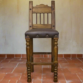 Spanish Heights Leather Seat Stools glassware set, wine glass