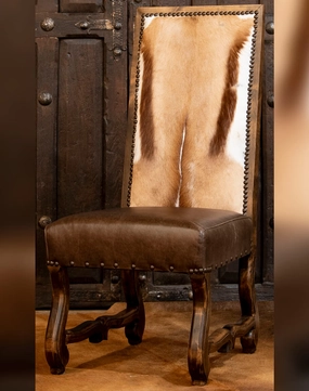 Springbok & Leather Side Chair glassware set, wine glass