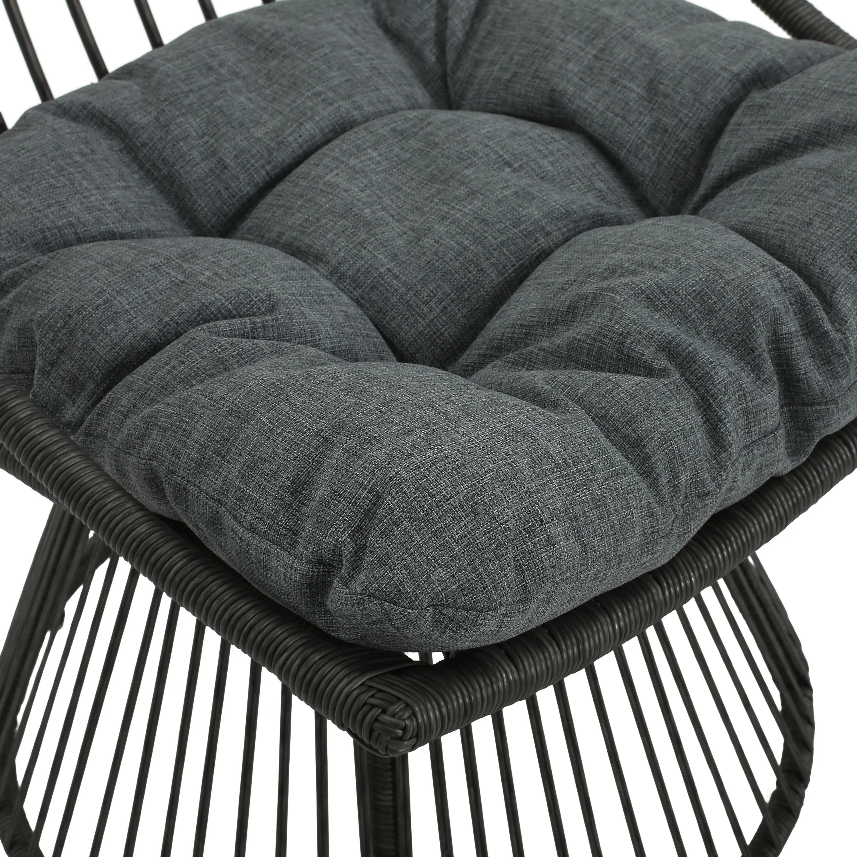 Springe Wicker Outdoor Lounge Chair with Cushions