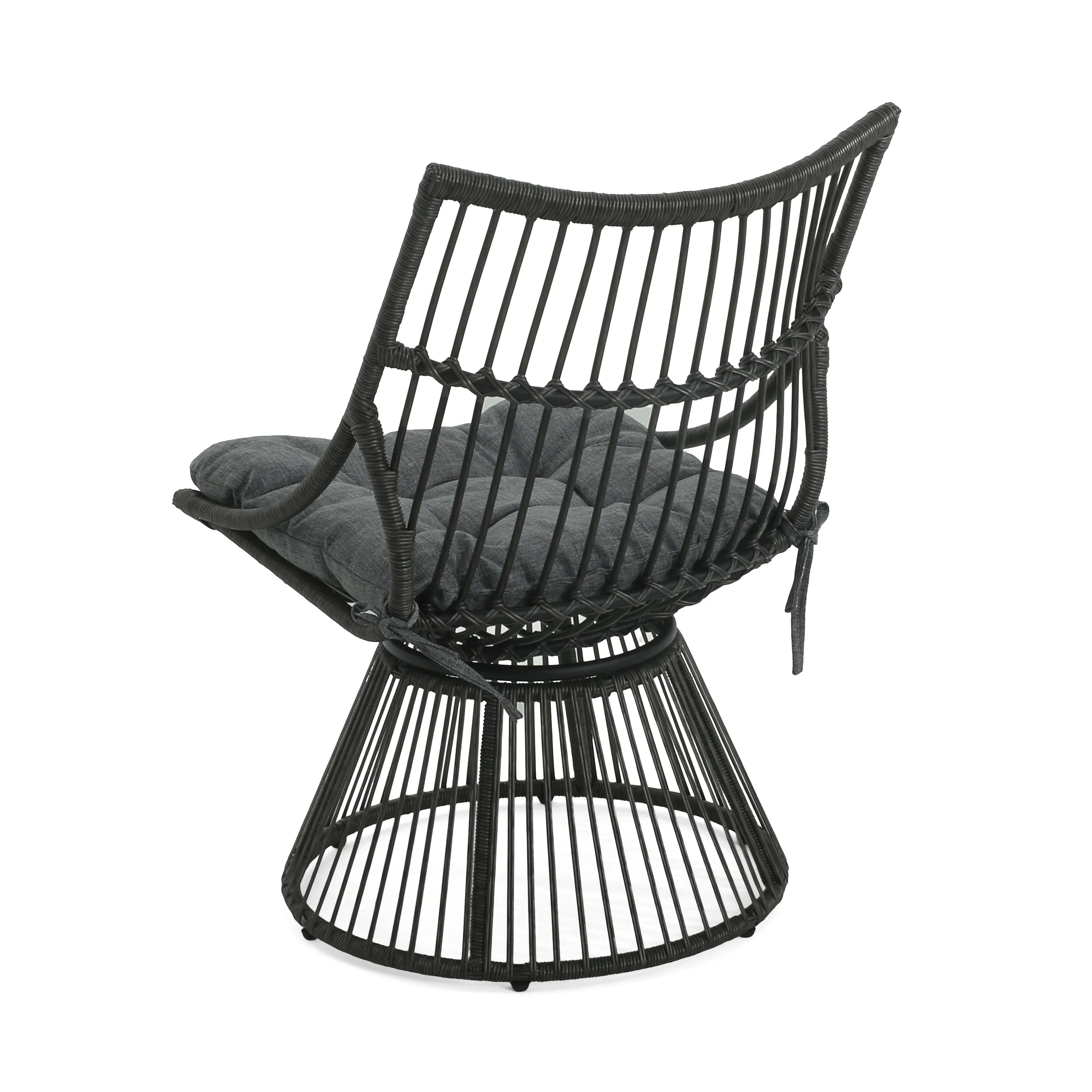 Springe Wicker Outdoor Lounge Chair with Cushions