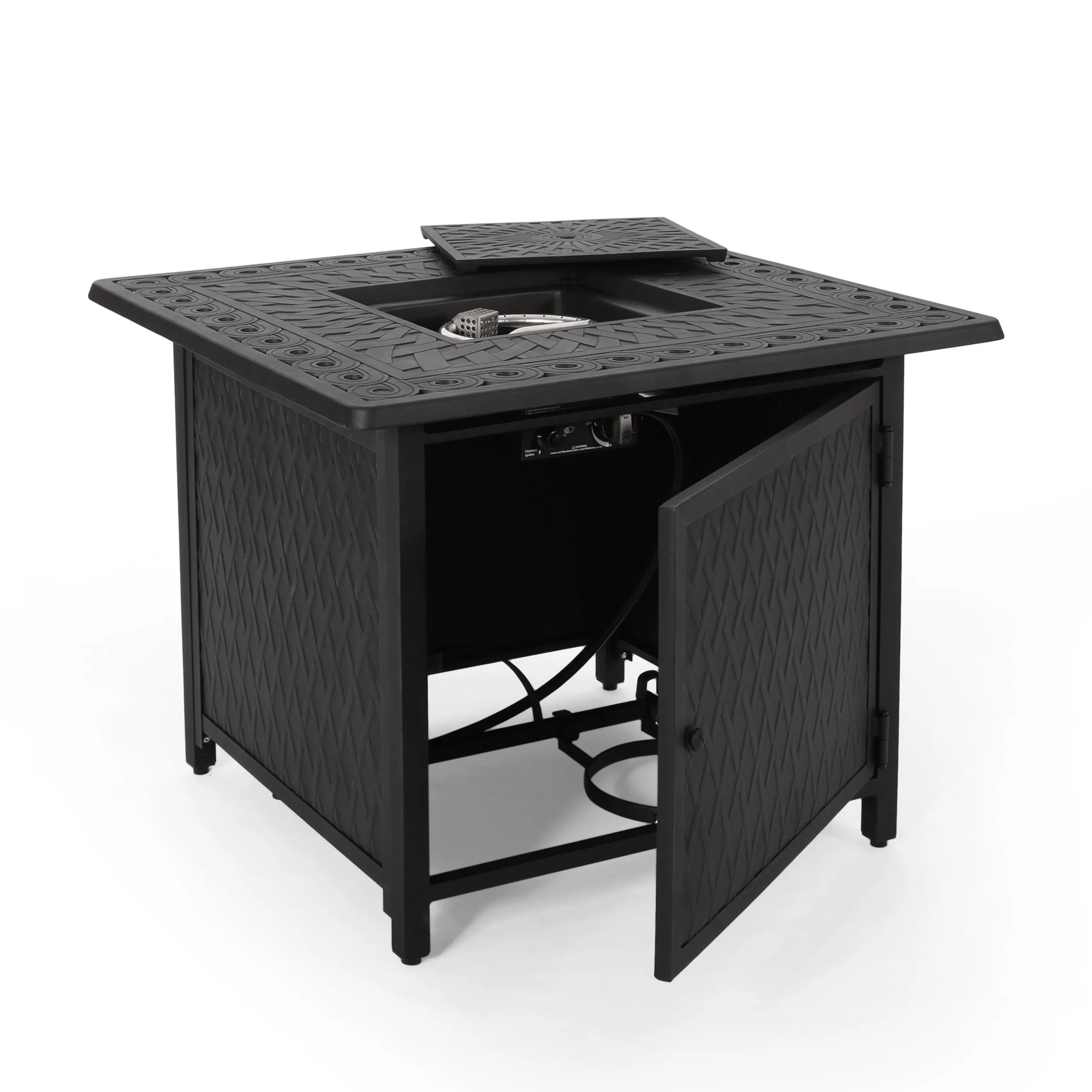 Square Aluminum Propane Fire Pit - NH069213 floor chair, tatami chair