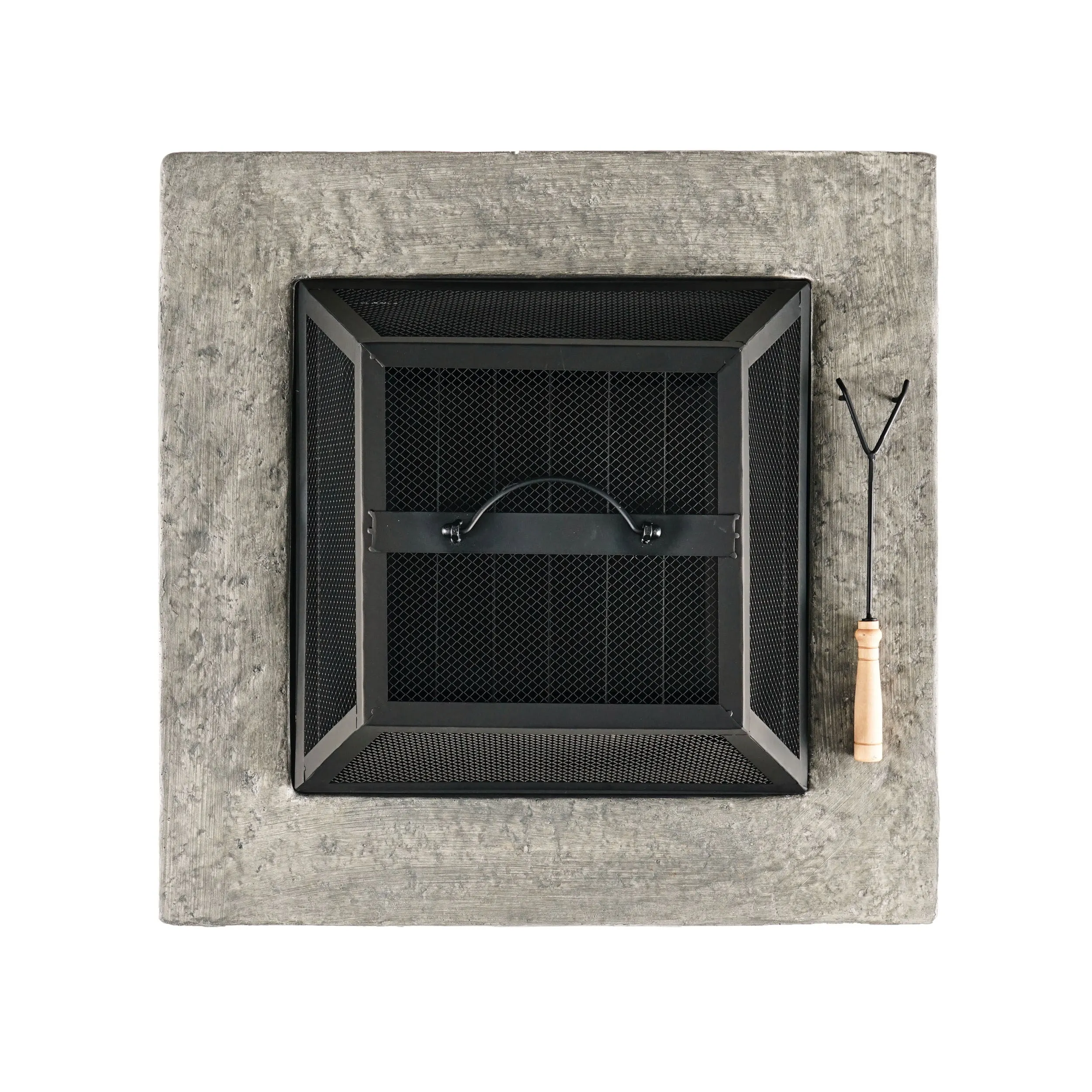 Square Natural Stone Finish Fire Pit - NH376732