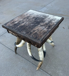 Square Cowhide & Horn Side Tables gaming chair, computer chair