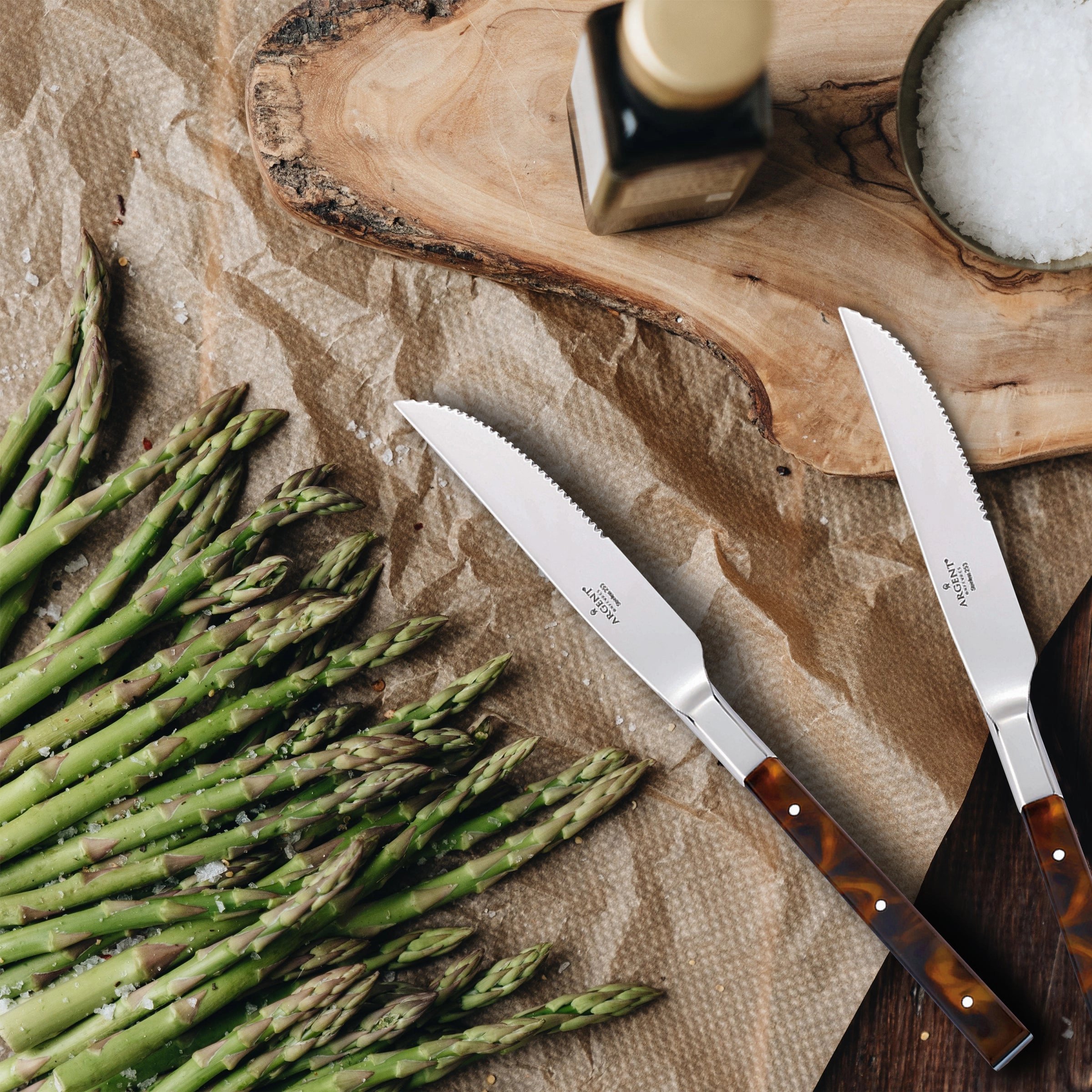 St. Laurent Tortoise Steak Knives Set of 4