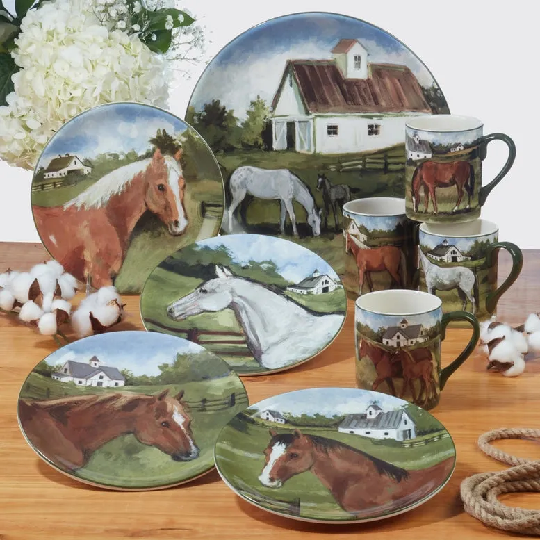 Stables Dinnerware Collection toilet seat cover, slow close seat