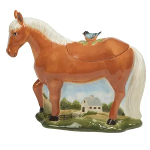 Stables Horse Cookie Jar kitchen utensils, spatula set