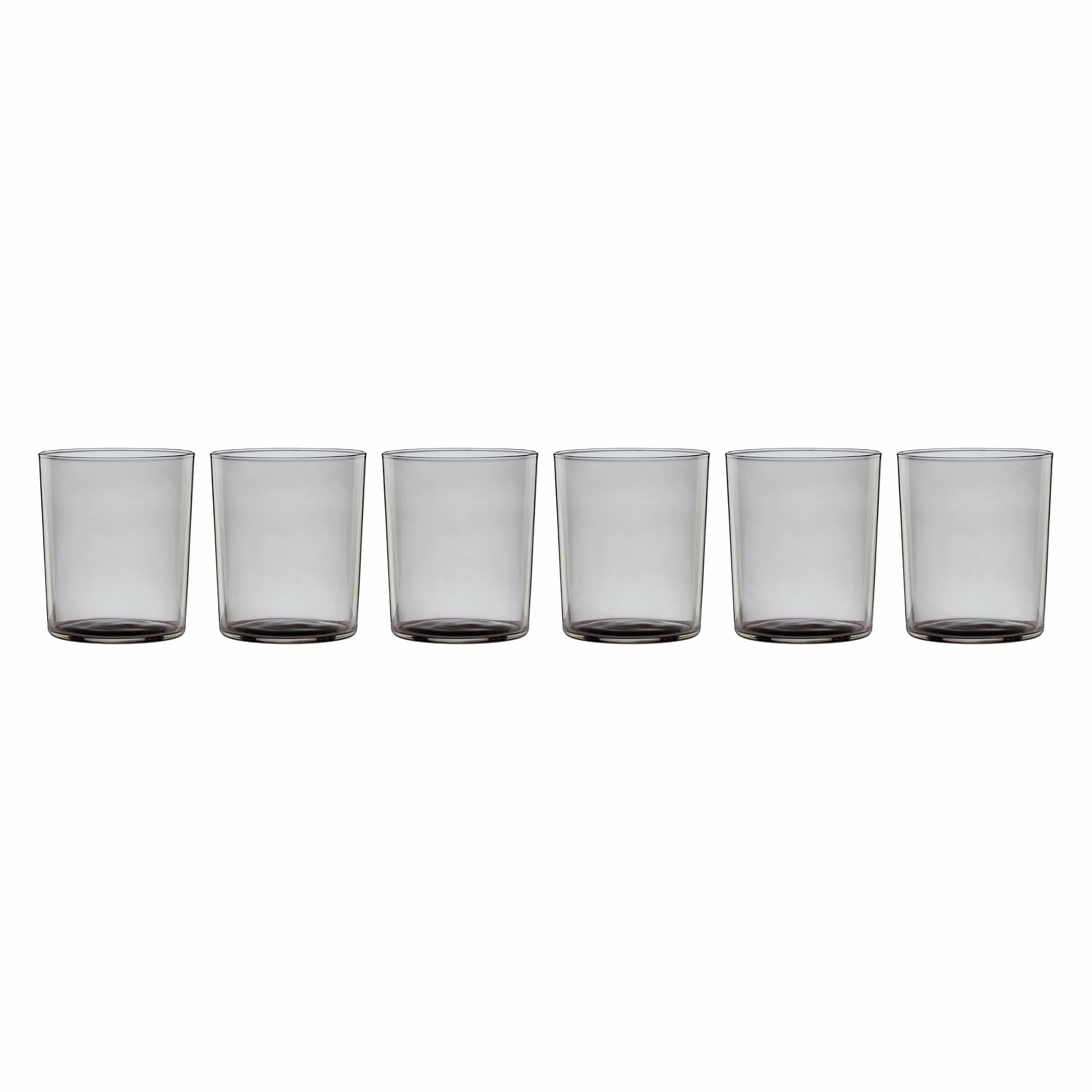 Stackables Smoke Tall Glasses - Set Of 6