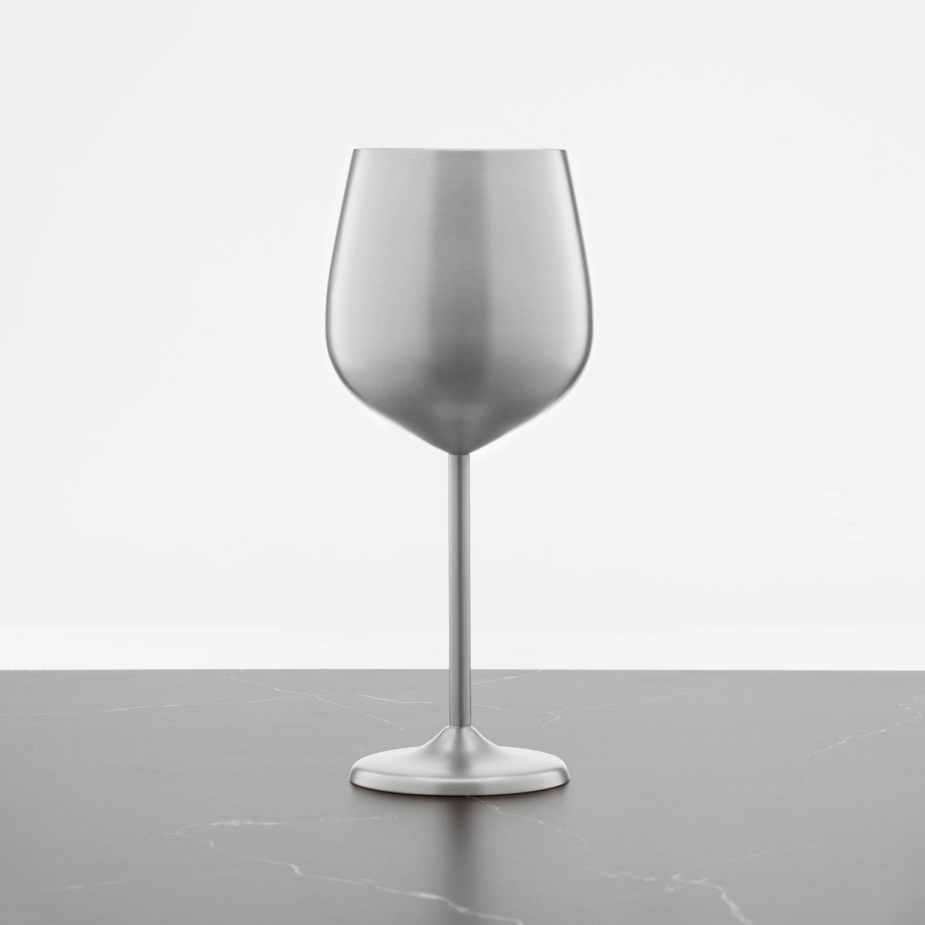 Stainless Steel Wine Glasses - Set Of 4