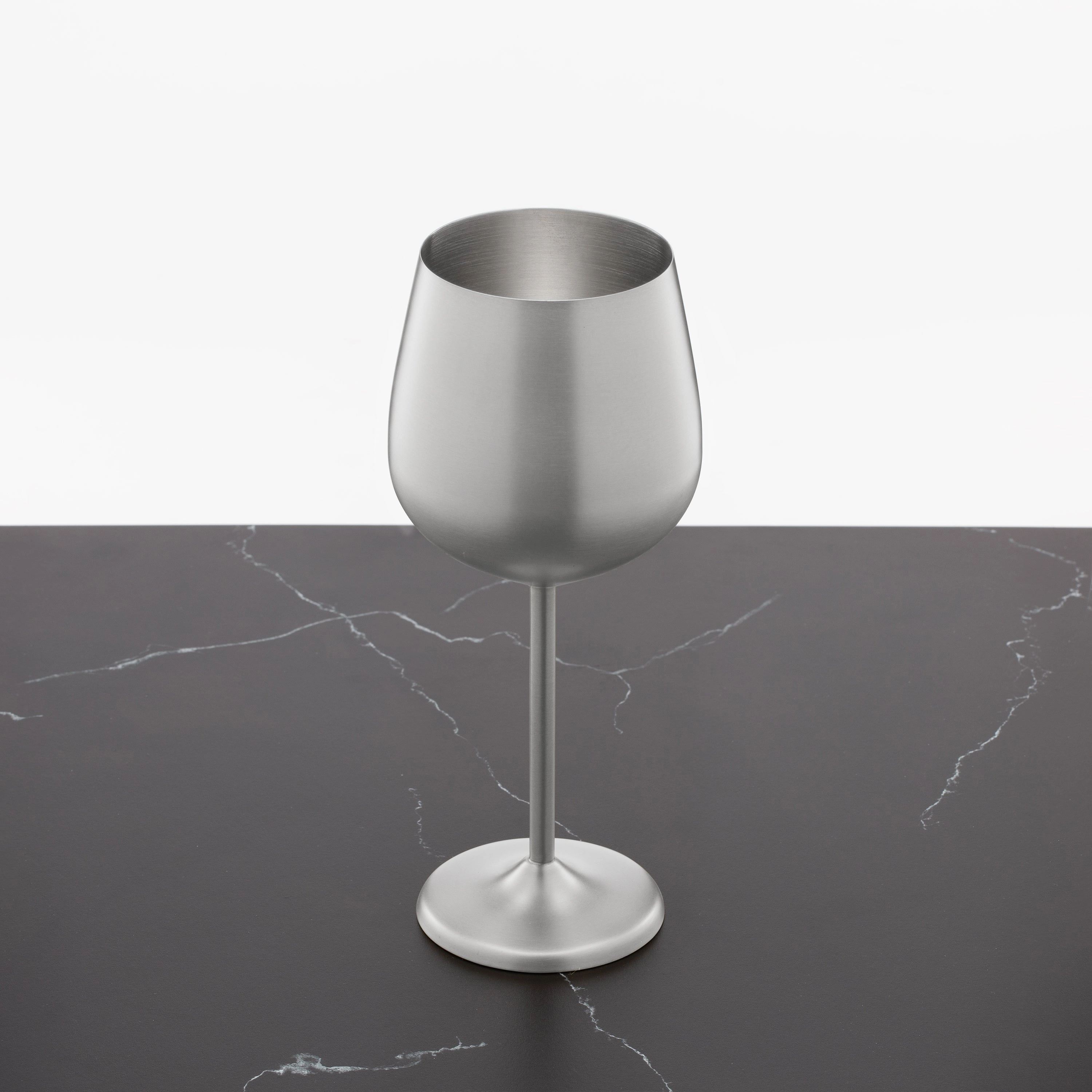Stainless Steel Wine Glasses - Set Of 4