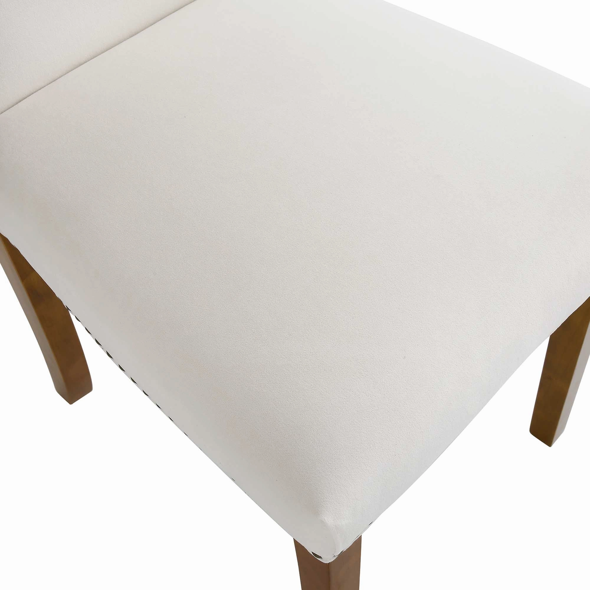 Stanway Set of 2 Champagne Velvet Dining Chairs