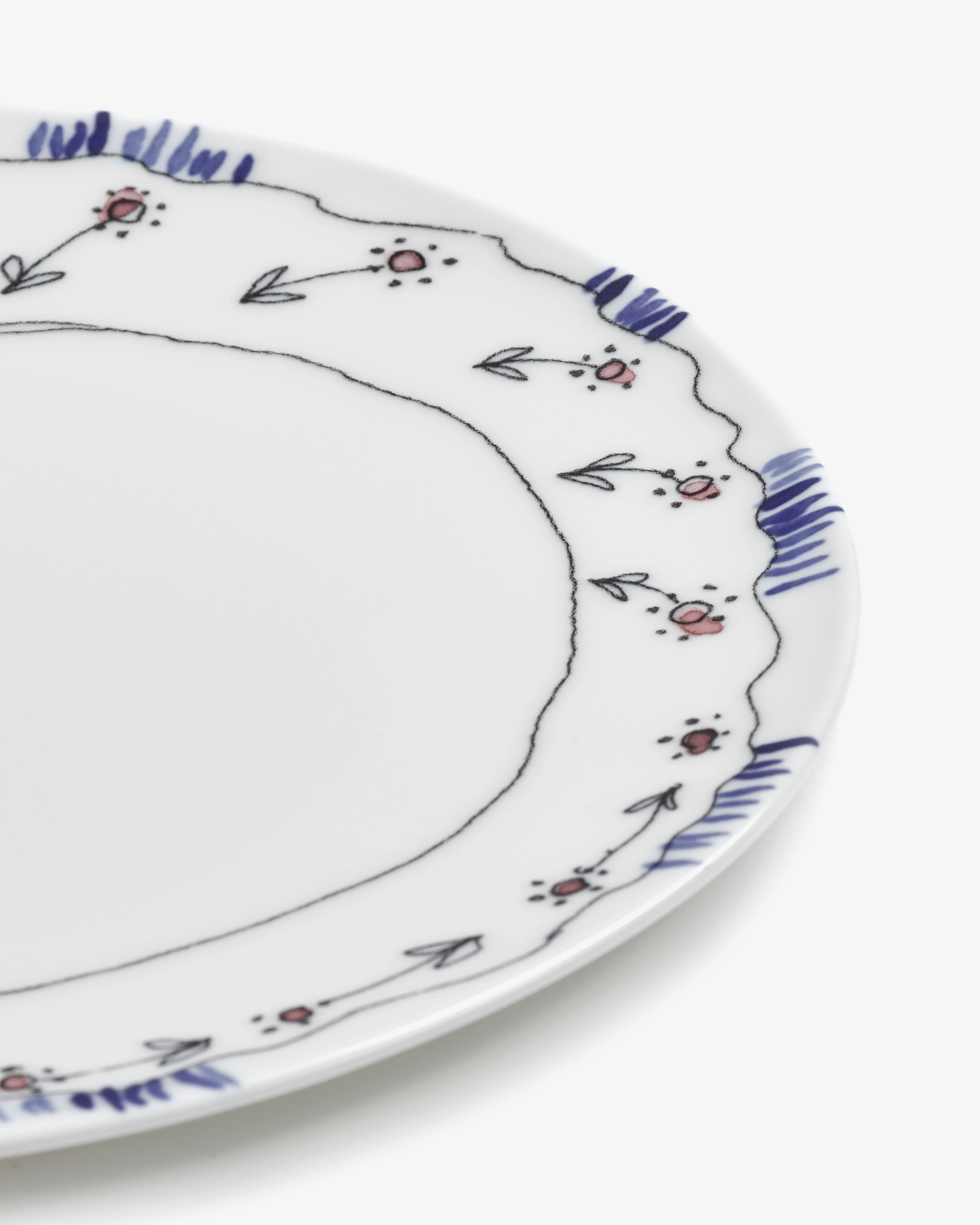 Starter plate Anemone milk Midnight Flowers