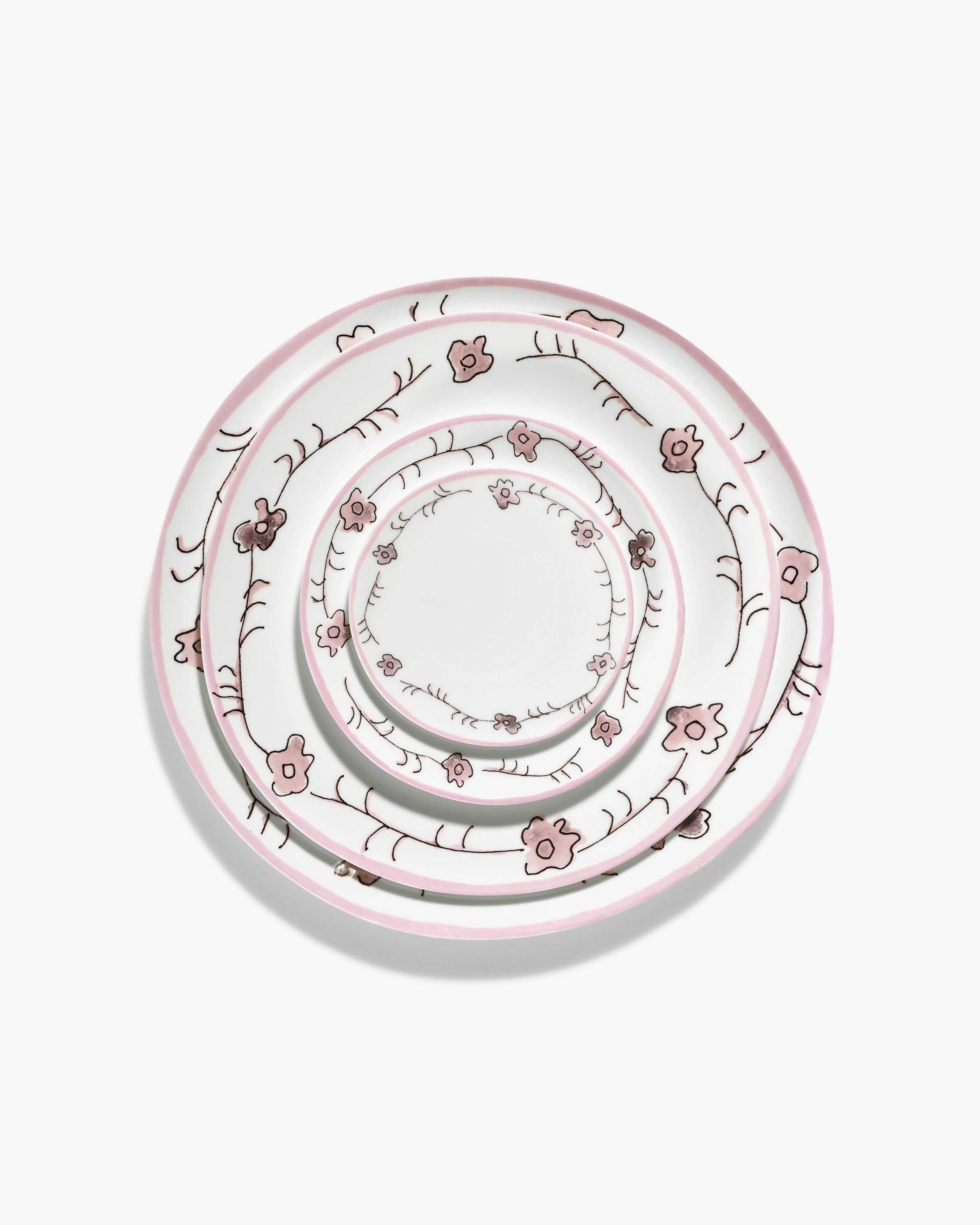 Starter plate Dark viola Midnight Flowers