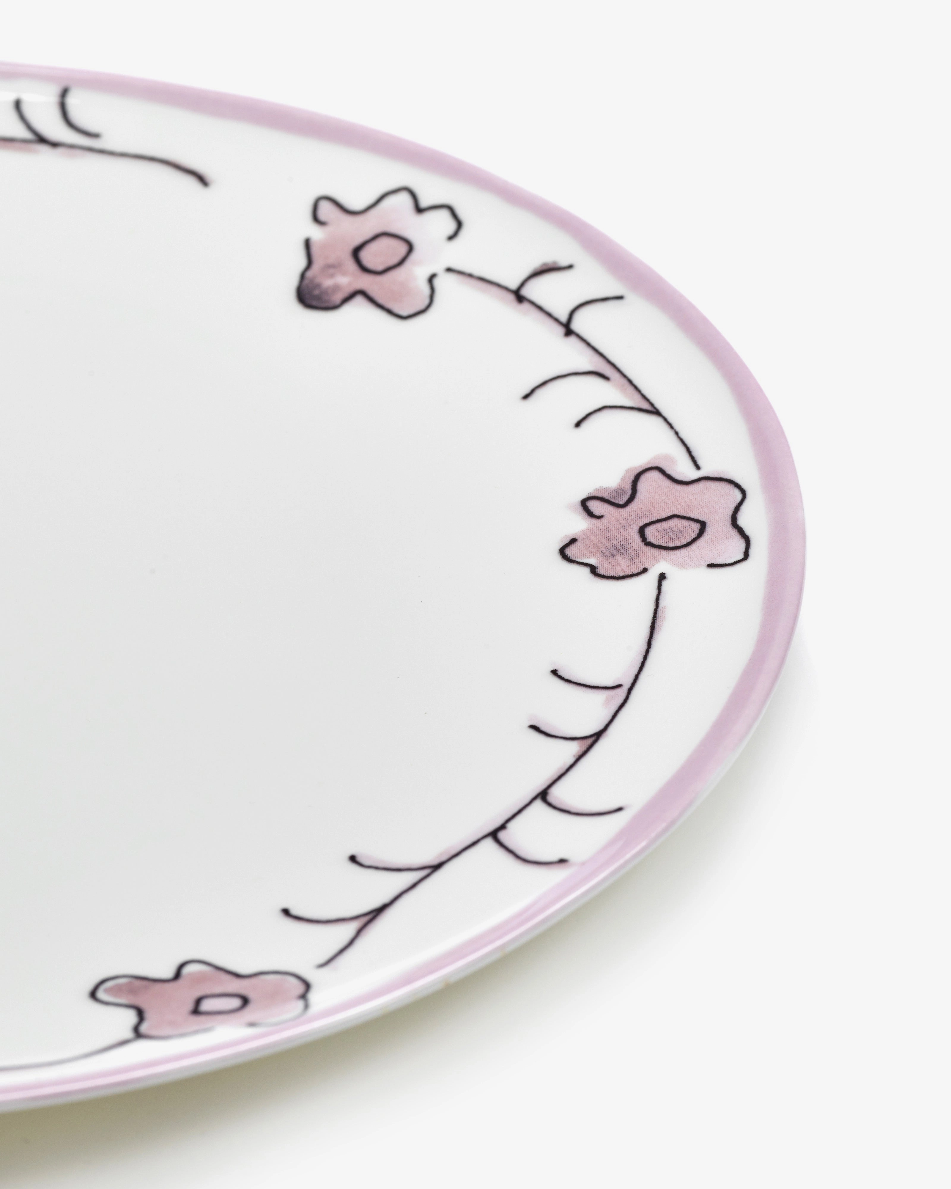 Starter plate Dark viola Midnight Flowers