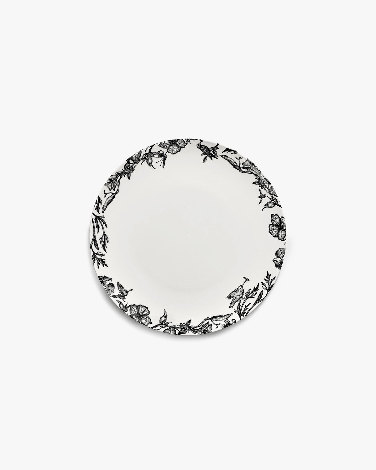 Starter plate enchanted garden white - black Unity