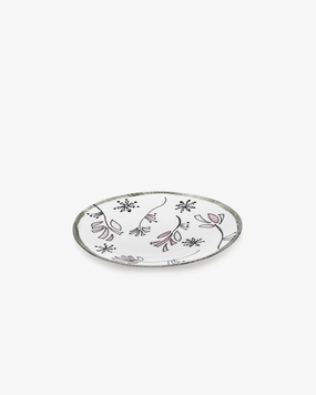 Starter plate Fiore rosa Midnight Flowers