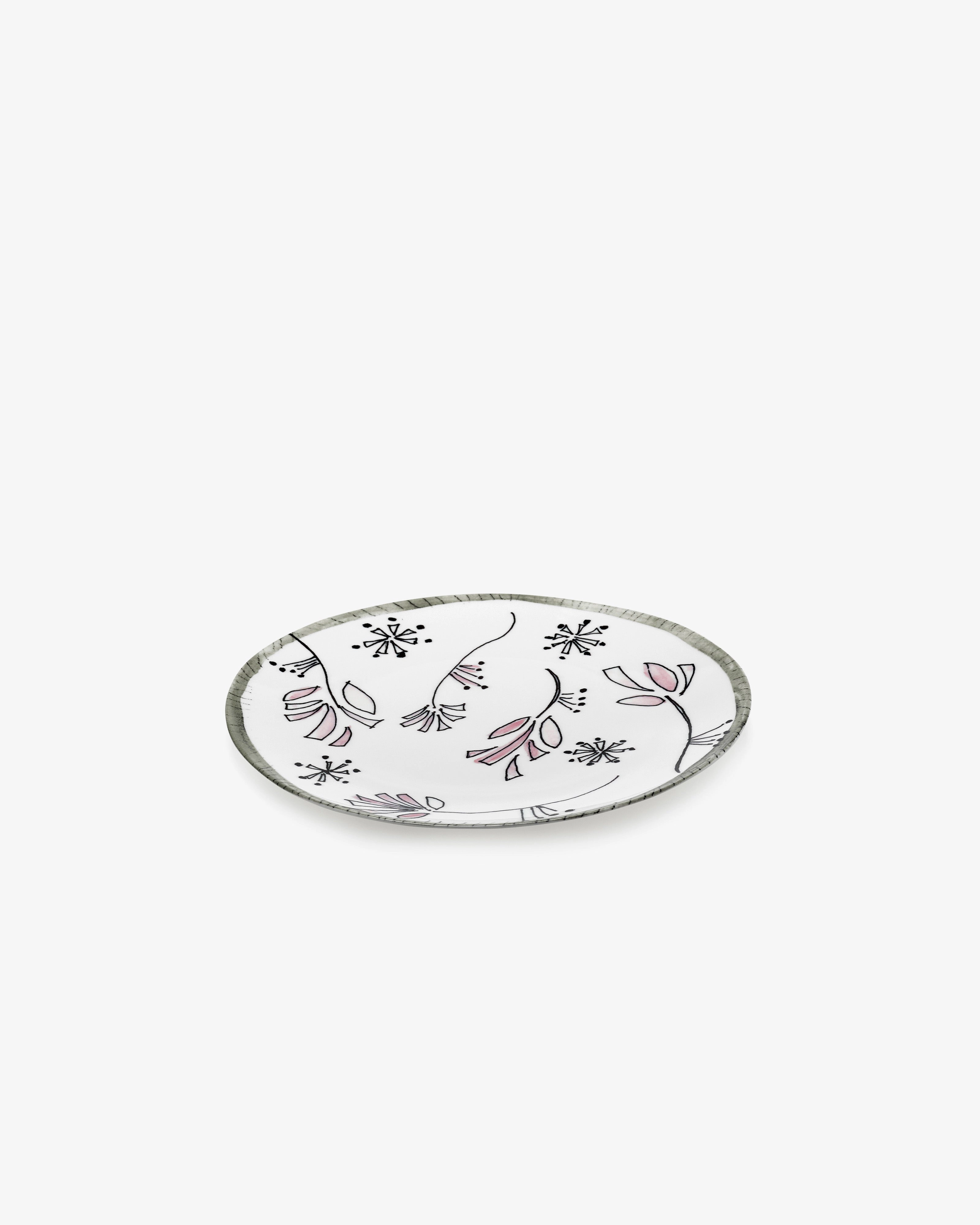 Starter plate Fiore rosa Midnight Flowers