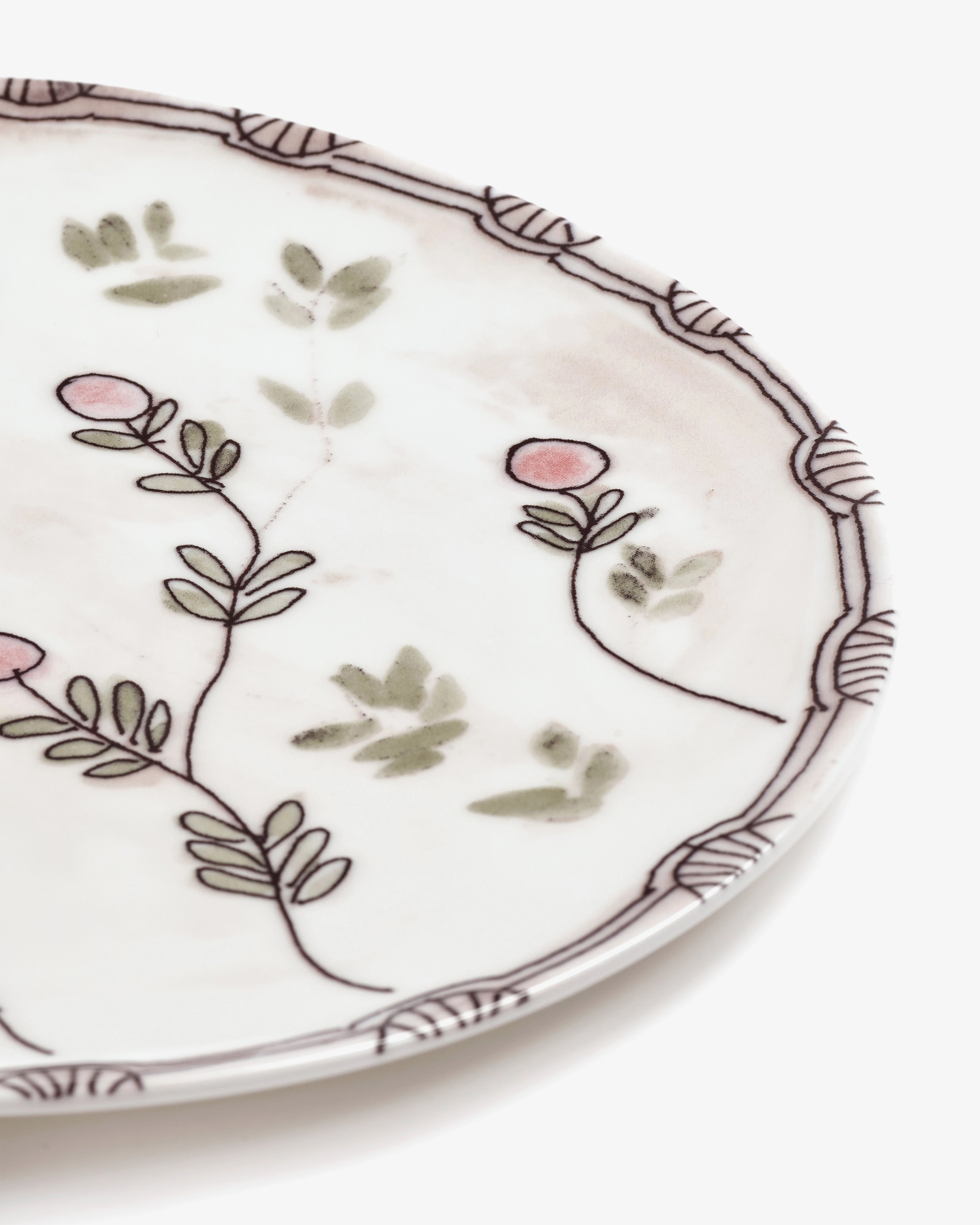 Starter plate Mirtillo nude Midnight Flowers