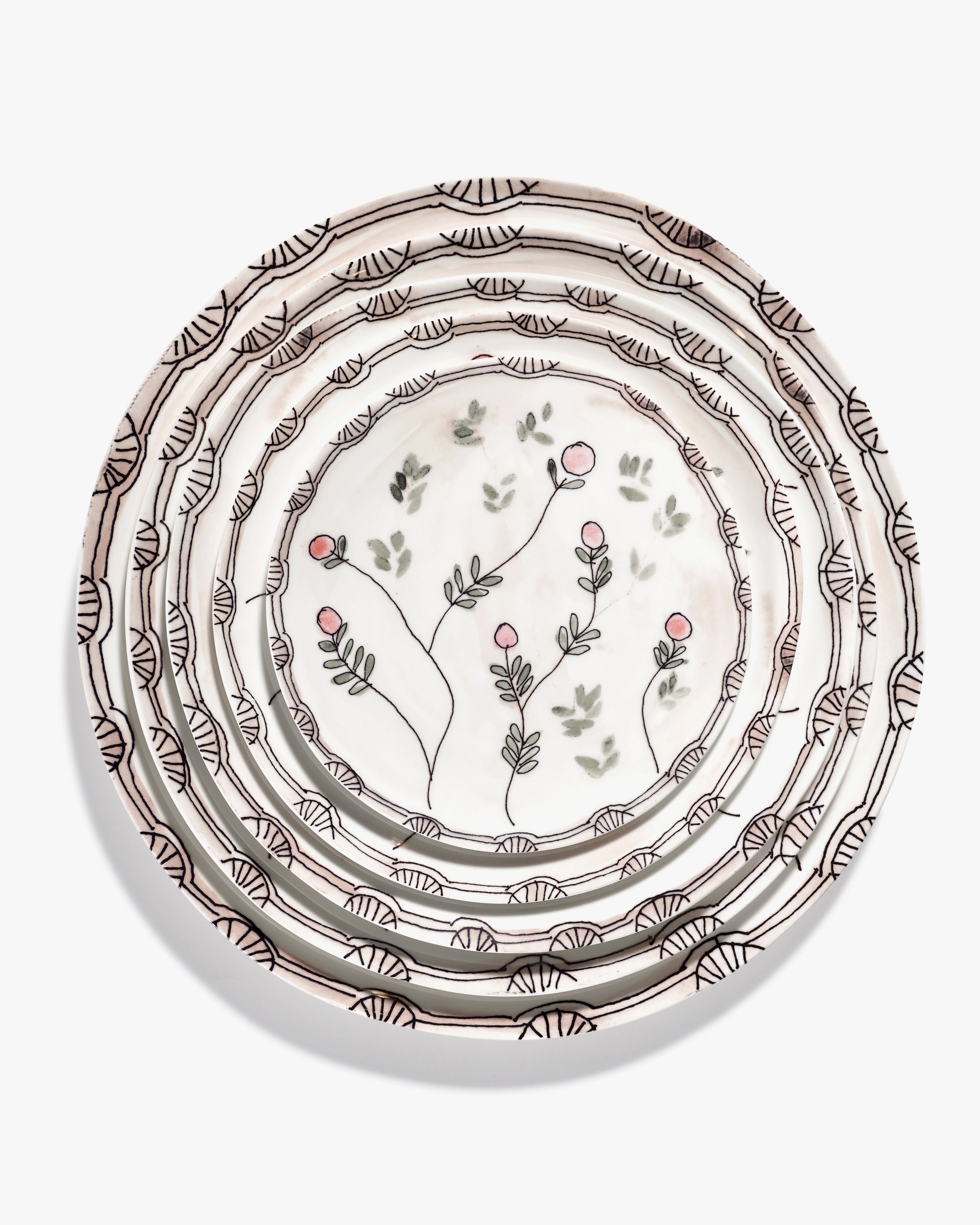 Starter plate Mirtillo nude Midnight Flowers